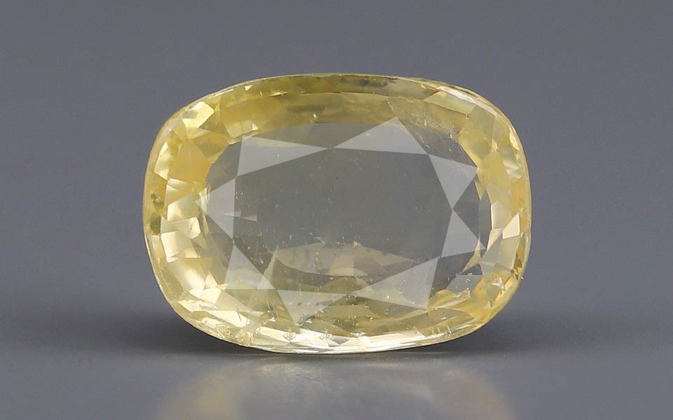 Yellow Sapphire (Pukhraj) Gemstone - 6.97 Carats