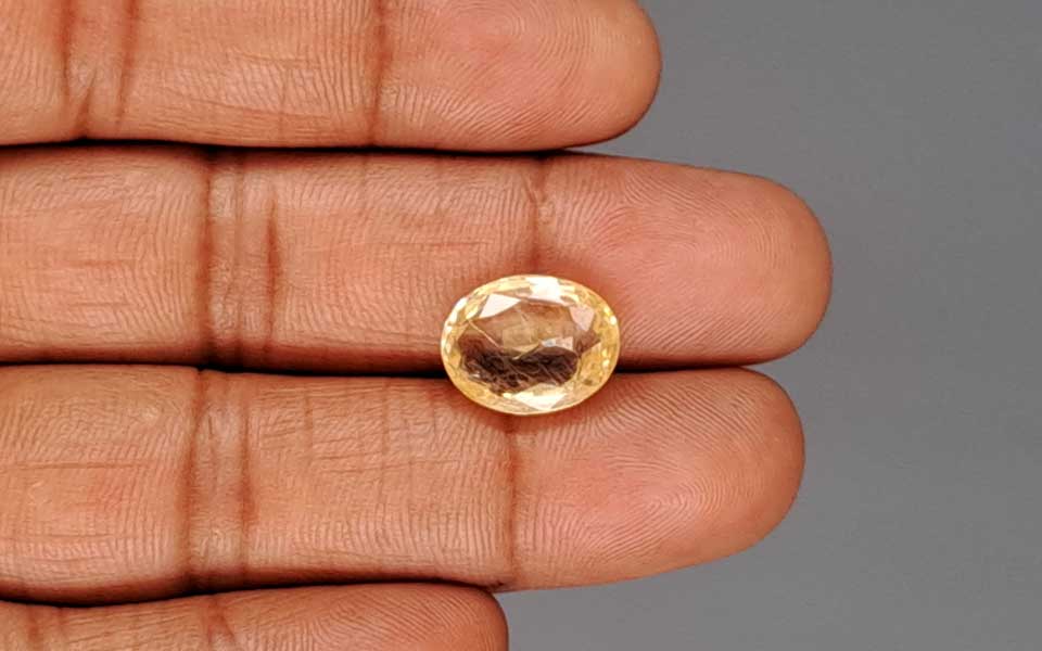 Yellow Sapphire (Pukhraj) Gemstone - 8.56 Carats