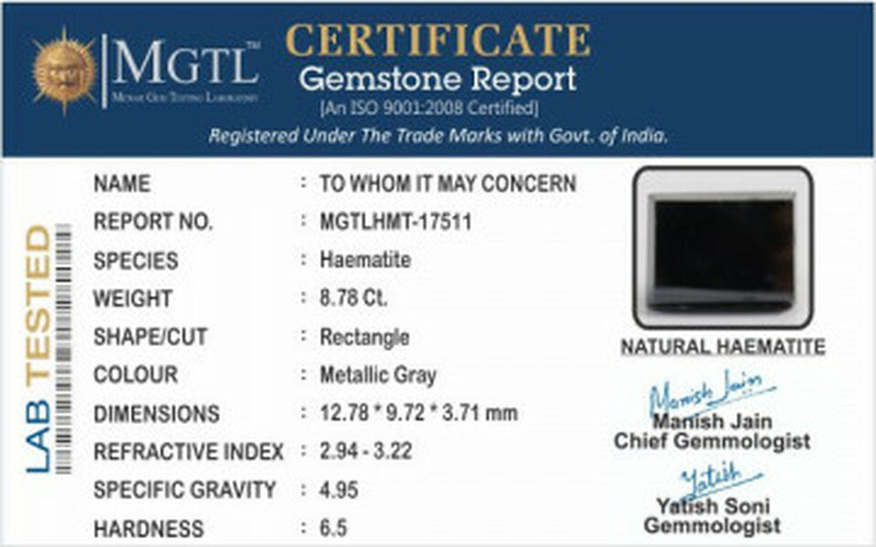 Hematite - 8.78 Carats