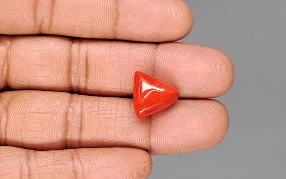 Red Coral (Moonga) Gemstone - 10.12 Carats