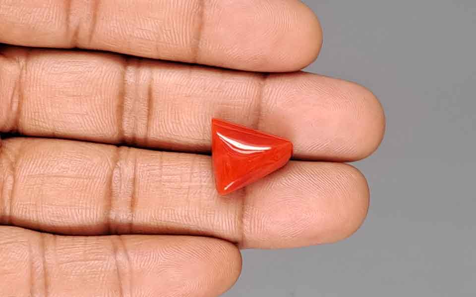 Red Coral (Moonga) Gemstone - 11.33 Carats