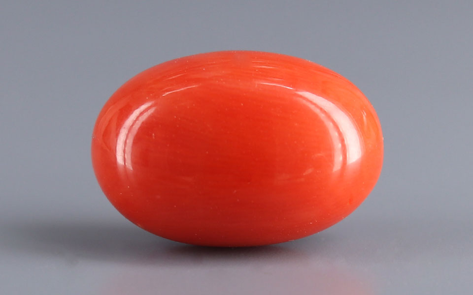 Red Coral (Moonga) Gemstone - 12.29 Carats