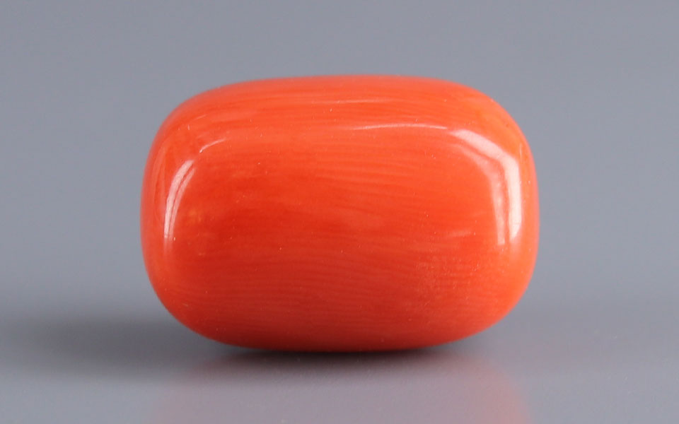 Red Coral (Moonga) Gemstone - 13.87 Carats