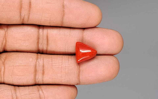 Red Coral (Moonga) Gemstone - 6.83 Carats
