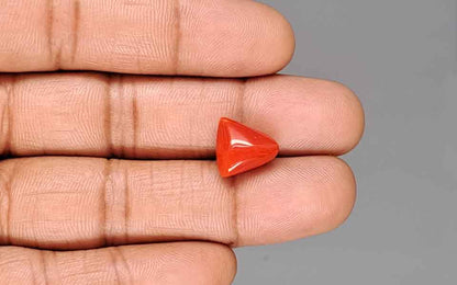 Red Coral (Moonga) Gemstone - 6.87 Carats