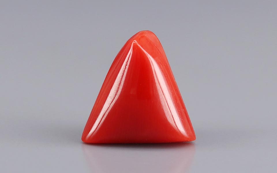 Red Coral (Moonga) Gemstone - 7.08 Carats