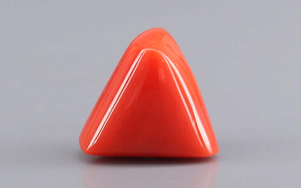 Red Coral (Moonga) Gemstone - 7.47 Carats