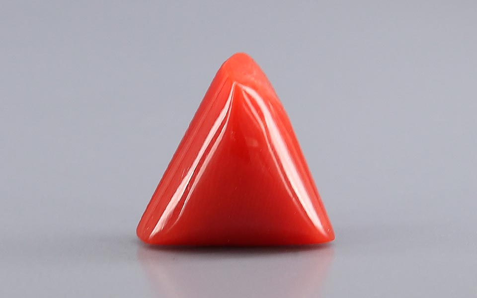 Red Coral (Moonga) Gemstone - 7.64 Carats