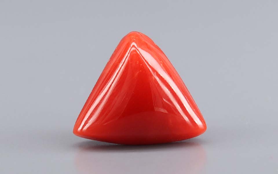 Red Coral (Moonga) Gemstone - 7.68 Carats