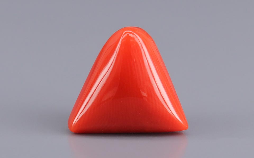 Red Coral (Moonga) Gemstone - 8.19 Carats
