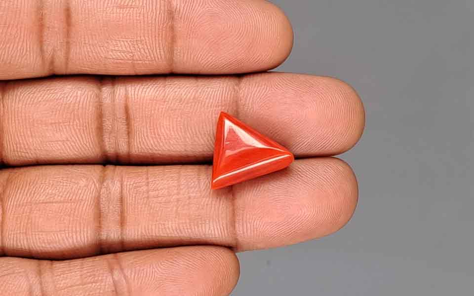 Red Coral (Moonga) Gemstone - 8.84 Carats