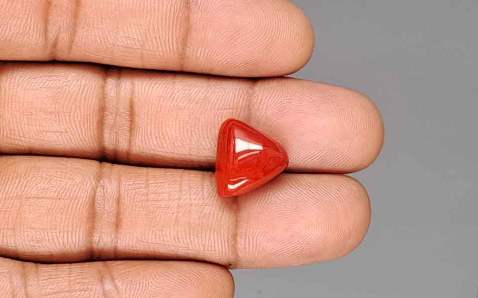 Red Coral (Moonga) Gemstone - 9.68 Carats