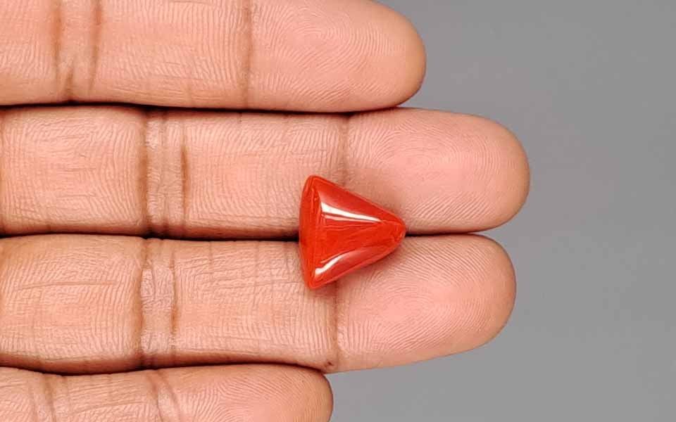 Red Coral (Moonga) Gemstone - 9.81 Carats
