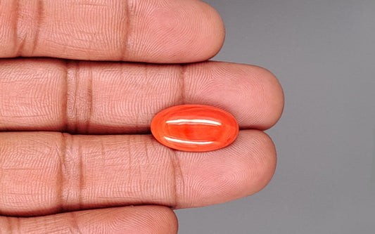 Red Coral (Moonga) Gemstone - 6.55 Carats