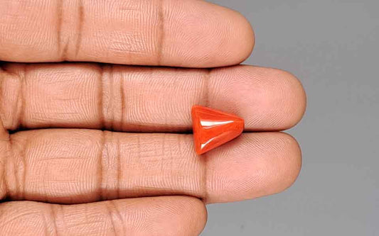 Red Coral (Moonga) Gemstone - 7.78 Carats