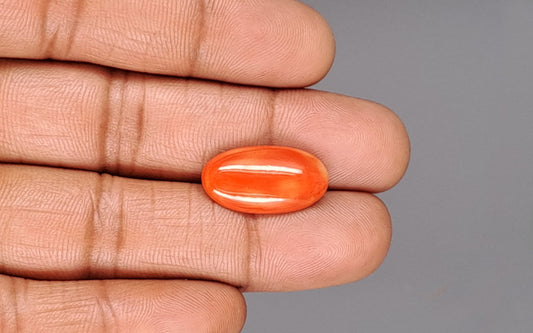 Red Coral (Moonga) Gemstone - 8.24 Carats