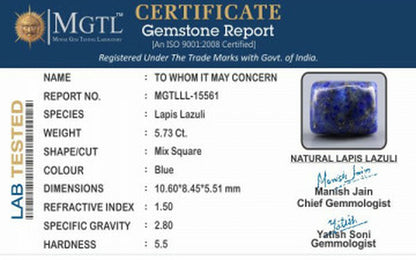 Lapis Lazuli - 5.73 Carats