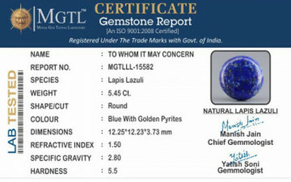 Lapis Lazuli - 5.45 Carats