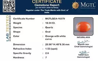 Hakik (Agate) - 18.04 Carats