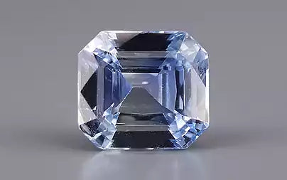 5.53 Carats Octagon Blue Sapphire