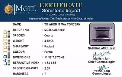 Amethyst - 3.62 Carats