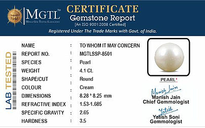 South Sea Pearl - 4.10 Carats (Moti - 4.47 Ratti)