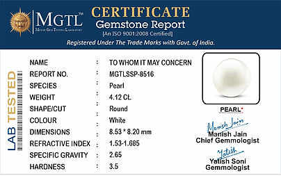 South Sea Pearl - 4.12 Carats (Moti - 4.49 Ratti)