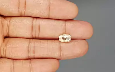 White Sapphire - 3.12 Carats (Safed Pukhraj - 3.40 Ratti)