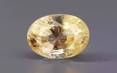 10.42 Carats Oval Yellow Sapphire