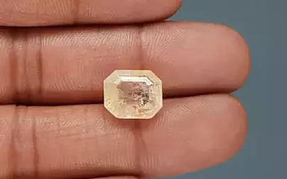 Yellow Sapphire - 6.81 Carats (Pukhraj - 7.42 Ratti)