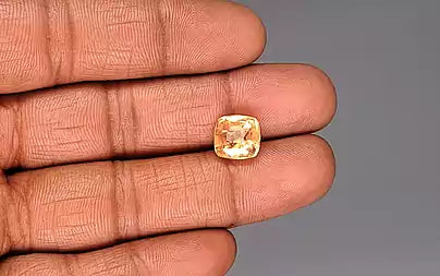 Yellow Sapphire - 6.57 Carats (Pukhraj - 7.16 Ratti)