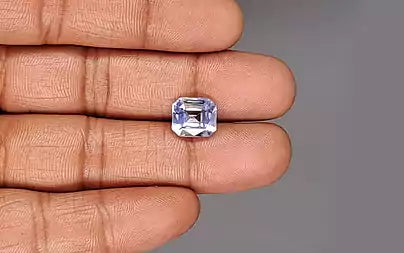 5.53 Carats Octagon Blue Sapphire