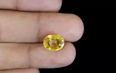 Yellow Sapphire - 4.41 Carats (Pukhraj - 4.81 Ratti)
