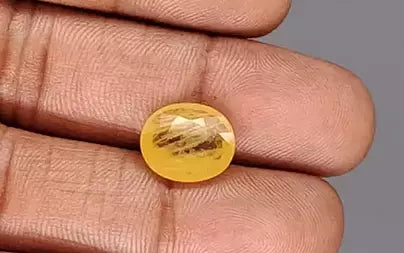 Yellow Sapphire - 5.64 Carats (Pukhraj - 6.15 Ratti)