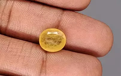 Yellow Sapphire - 4.62 Carats (Pukhraj - 5.04 Ratti)