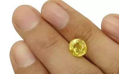 Yellow Sapphire - 4.56 Carats (Pukhraj - 4.97 Ratti)