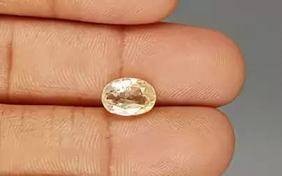 Yellow Sapphire - 3.78 Carats (Pukhraj - 4.12 Ratti)