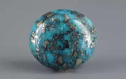 Turquoise - 7.64 Carats ( Firoza - 8.33 Ratti )