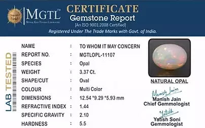 Opal - 3.37 Carats