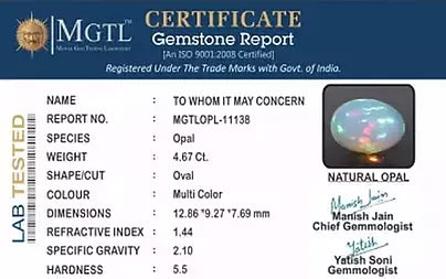Opal - 4.67 Carats