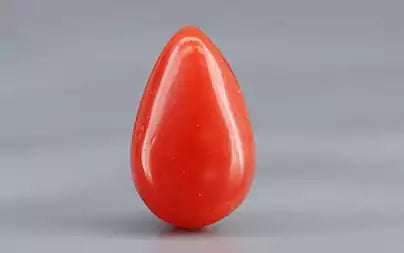 1.27 Carats Pear Red Coral