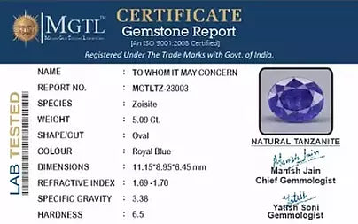Tanzanite - 5.09 Carats