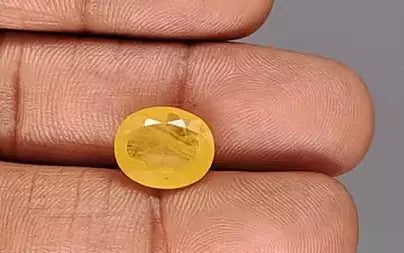 Yellow Sapphire - 6.22 Carats (Pukhraj - 6.78 Ratti)