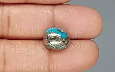 Turquoise - 11.14 Carats ( Firoza - 12.14 Ratti )