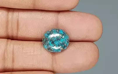 Turquoise - 7.64 Carats ( Firoza - 8.33 Ratti )