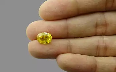 Yellow Sapphire - 3.59 Carats (Pukhraj - 3.91 Ratti)