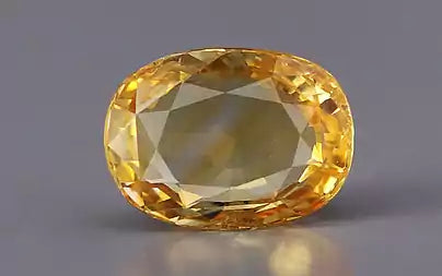 Yellow Sapphire - 6.05 Carats (Pukhraj - 6.59 Ratti)