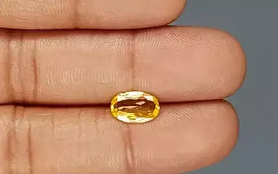Yellow Sapphire - 1.86 Carats (Pukhraj - 2.03 Ratti)