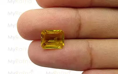 Yellow Sapphire - 3.07 Carats (Pukhraj - 3.35 Ratti)