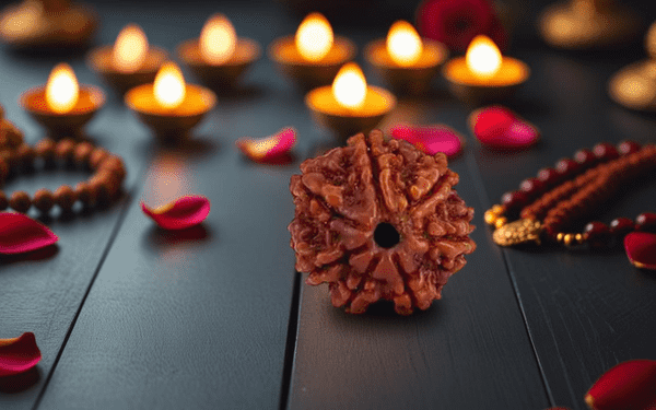 Natural 7 Mukhi Rudraksha (Nepali) - Saat Mukhi